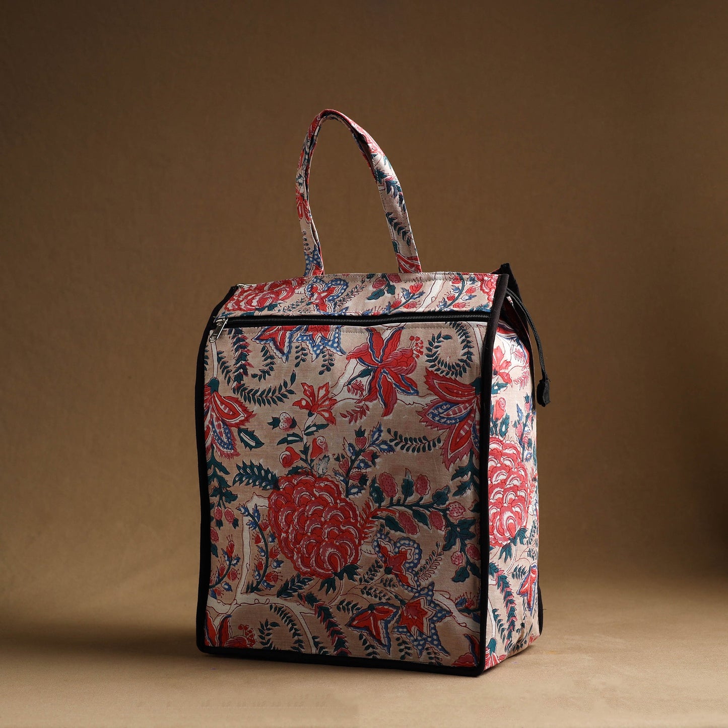 Brown Handmade And Durable Cotton Shopping Hand Bag