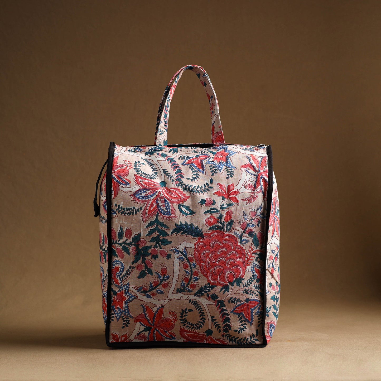 Brown Handmade And Durable Cotton Shopping Hand Bag