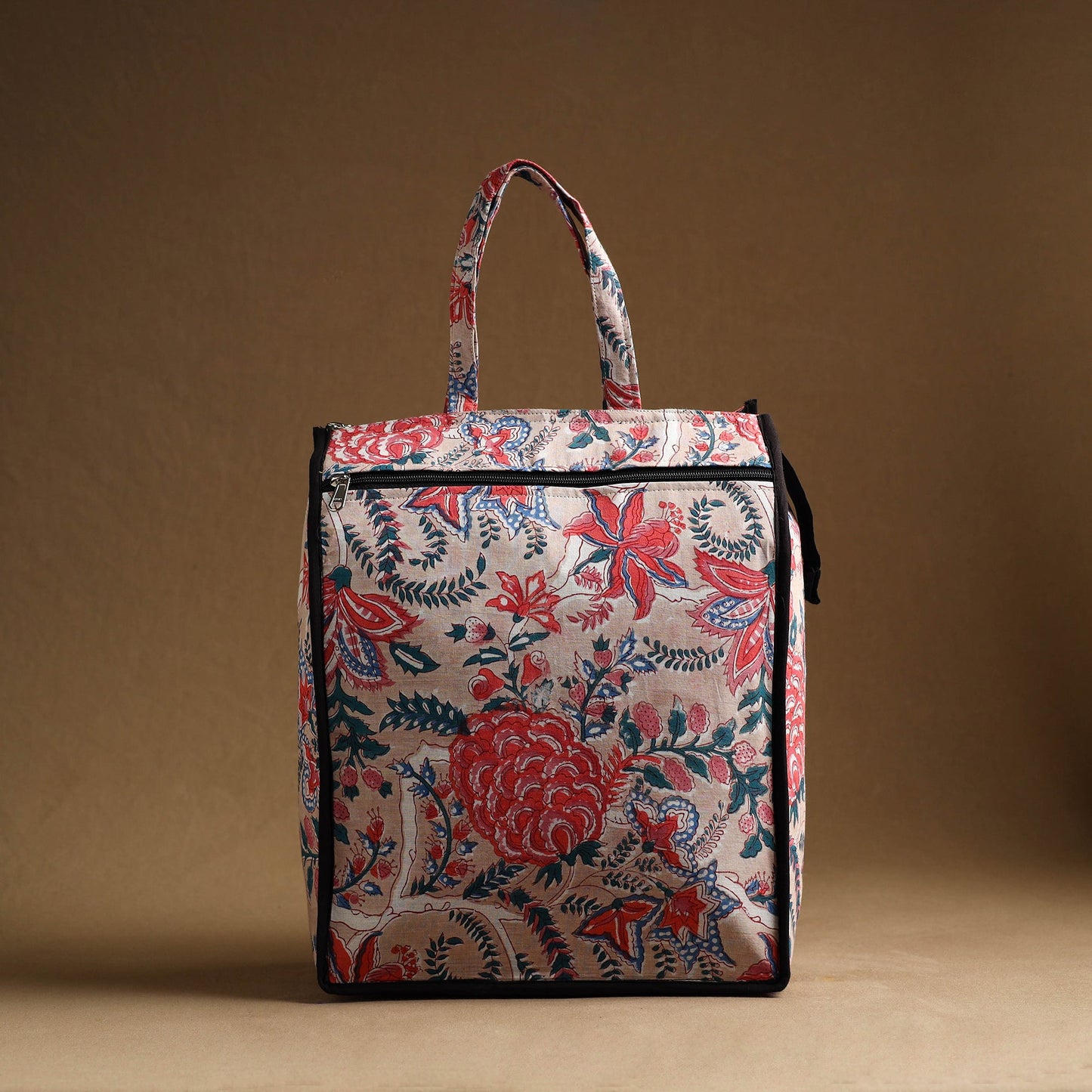 Brown Handmade And Durable Cotton Shopping Hand Bag