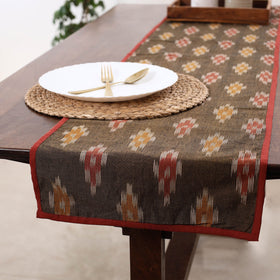 Brown Handmade Cotton Table Runner