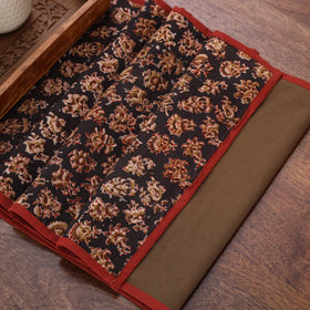 Brown Handmade Cotton Table Runner