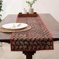 Brown Handmade Cotton Table Runner
