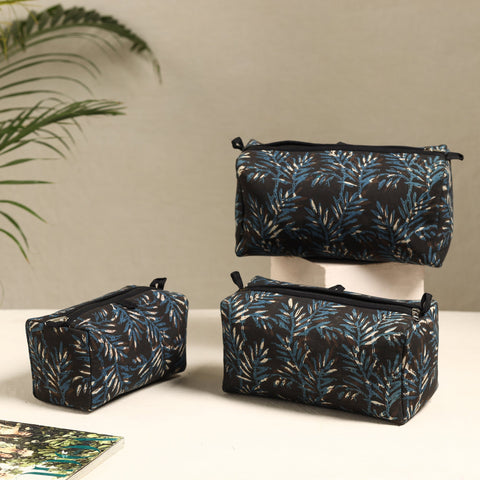  Handmade Cotton Toiletry Bags (Set of 3) 08 