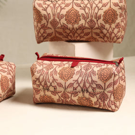  Handmade Cotton Toiletry Bags (Set of 3) 106 