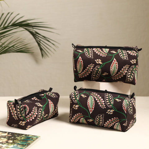  Handmade Cotton Toiletry Bags (Set of 3) 127 