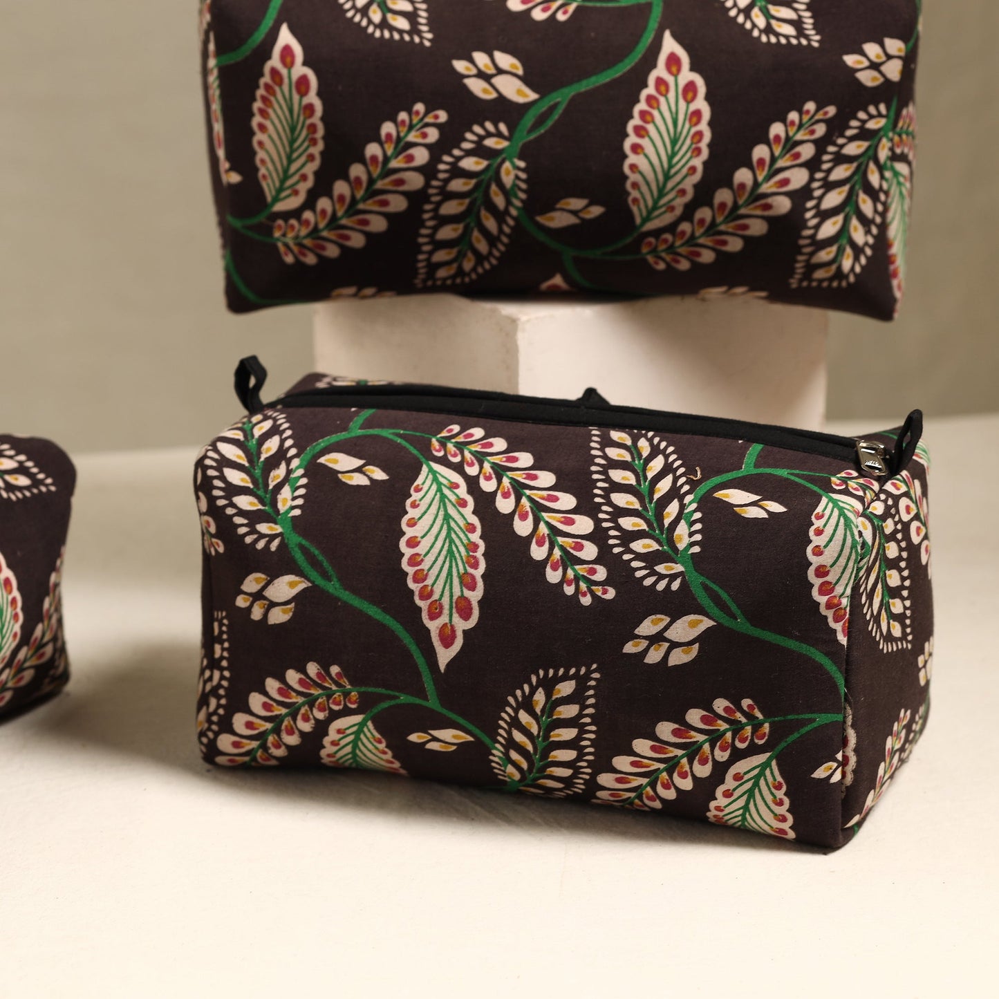  Handmade Cotton Toiletry Bags (Set of 3) 127 