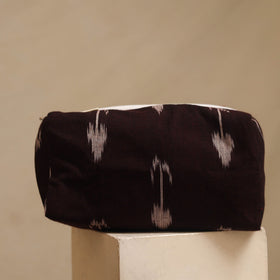 Brown - handmade cotton toiletry bags (set of 3) 22