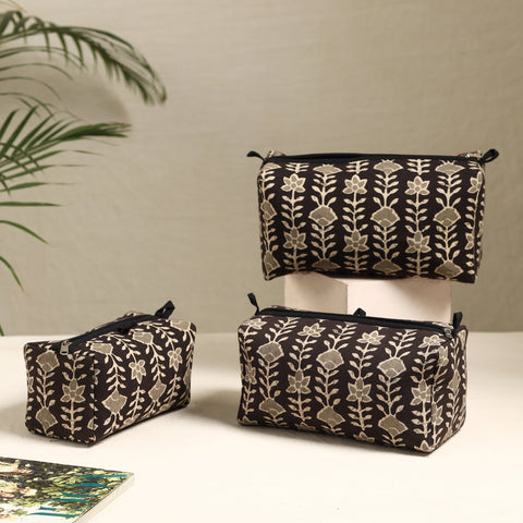  Handmade Cotton Toiletry Bags (Set of 3) 63 