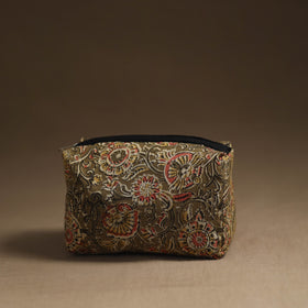  Brown Handmade Cotton Toiletry Pouch 