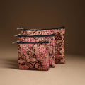 Handcrafted Multipurpose Cotton Utility Pouch Set 
