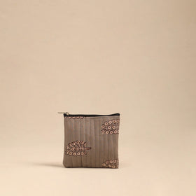 Brown - handmade cotton utility pouches (set of 3) 15