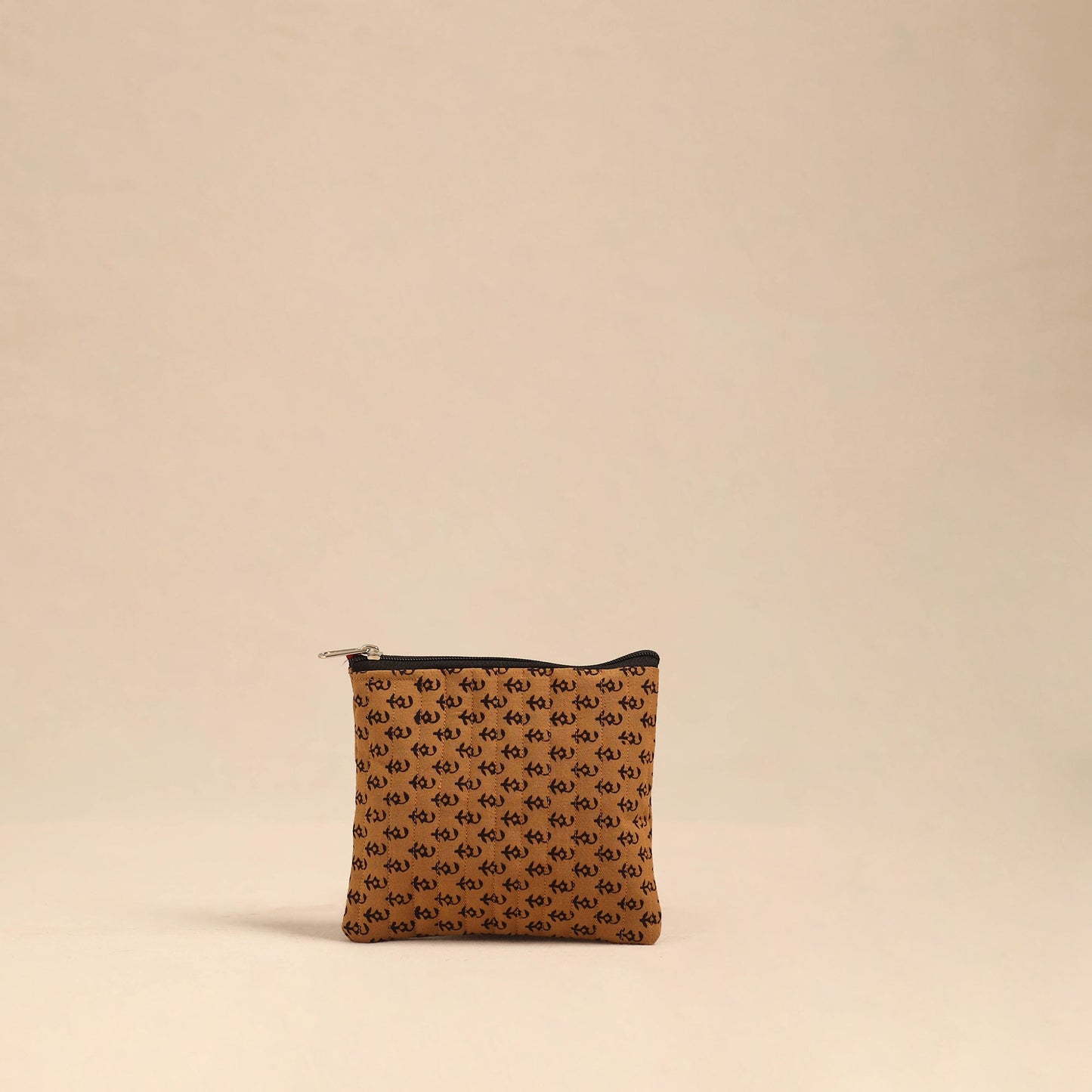 Brown - handmade cotton utility pouches (set of 3) 17