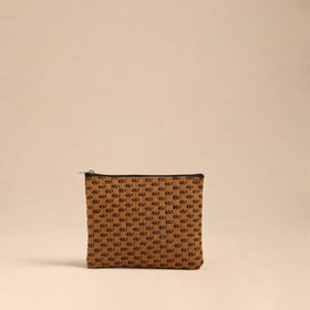 Brown - handmade cotton utility pouches (set of 3) 17