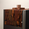 Handmade fridge top cover with multiple pockets 05