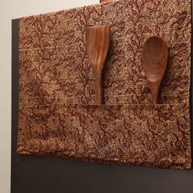 Handmade fridge top cover with multiple pockets 09