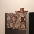 Handmade fridge top cover with multiple pockets 12