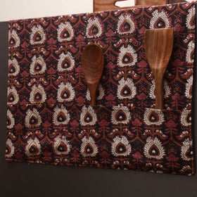 Handmade fridge top cover with multiple pockets 122