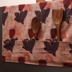 Handmade fridge top cover with multiple pockets 126