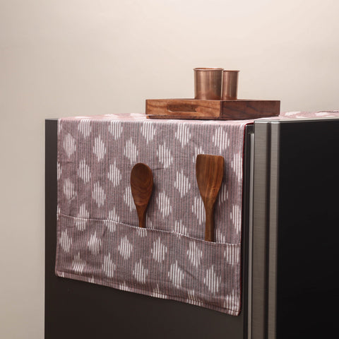Handmade fridge top cover with multiple pockets 22