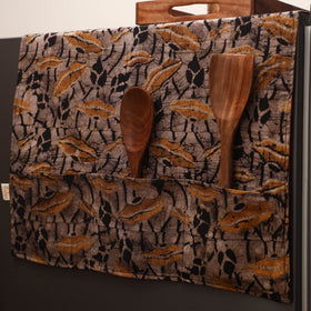 Handmade fridge top cover with multiple pockets 28