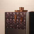 Handmade fridge top cover with multiple pockets 41
