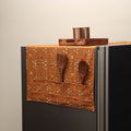 Handmade fridge top cover with multiple pockets 44