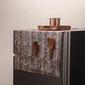 Handmade fridge top cover with multiple pockets 45