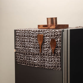 Handmade fridge top cover with multiple pockets 45