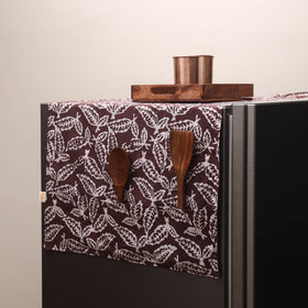 Handmade fridge top cover with multiple pockets 51