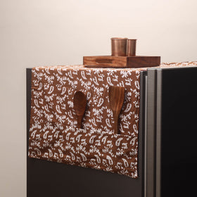 Handmade fridge top cover with multiple pockets 53