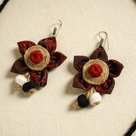 Buy Handmade Jute Fabart Necklace Set