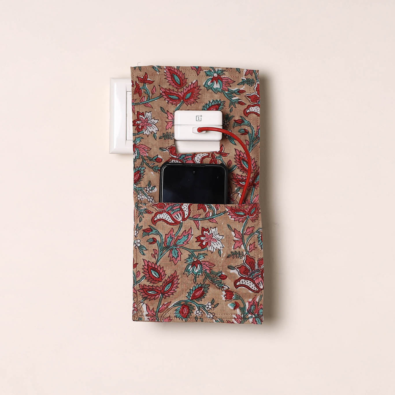 Handmade mobile charging holder 01 - handcrafted