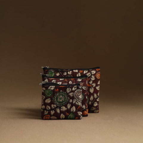 Brown - handmade multipurpose utility pouches (set of 3) 31