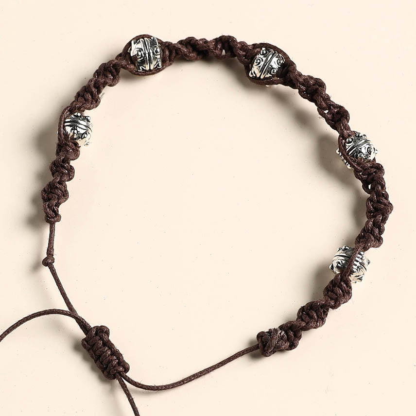 Handmade Oxidized Metal Bracelet 02