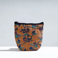 Handmade Quilted Kalamkari Printed Utility Pouch 01 