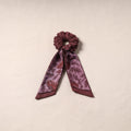 Handmade rubber band/scarf scrunchie 60 - handcrafted