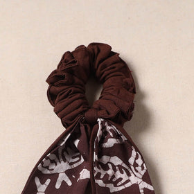 Handmade rubber band/scarf scrunchie 67 - handcrafted