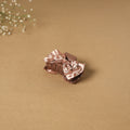 Brown - handmade women’s bow hair claw clip 15 - handcrafted