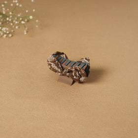 Brown - handmade women’s bow hair claw clip 16 - handcrafted