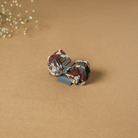 Brown - handmade women’s bow hair claw clip 36 - handcrafted