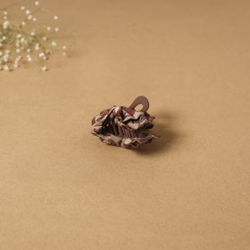 Brown - handmade women’s bow hair claw clip 52 - handcrafted