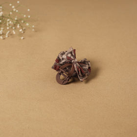 Brown - handmade women’s bow hair claw clip 52 - handcrafted