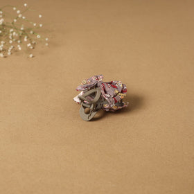 Brown - handmade women’s bow hair claw clip 55 - handcrafted