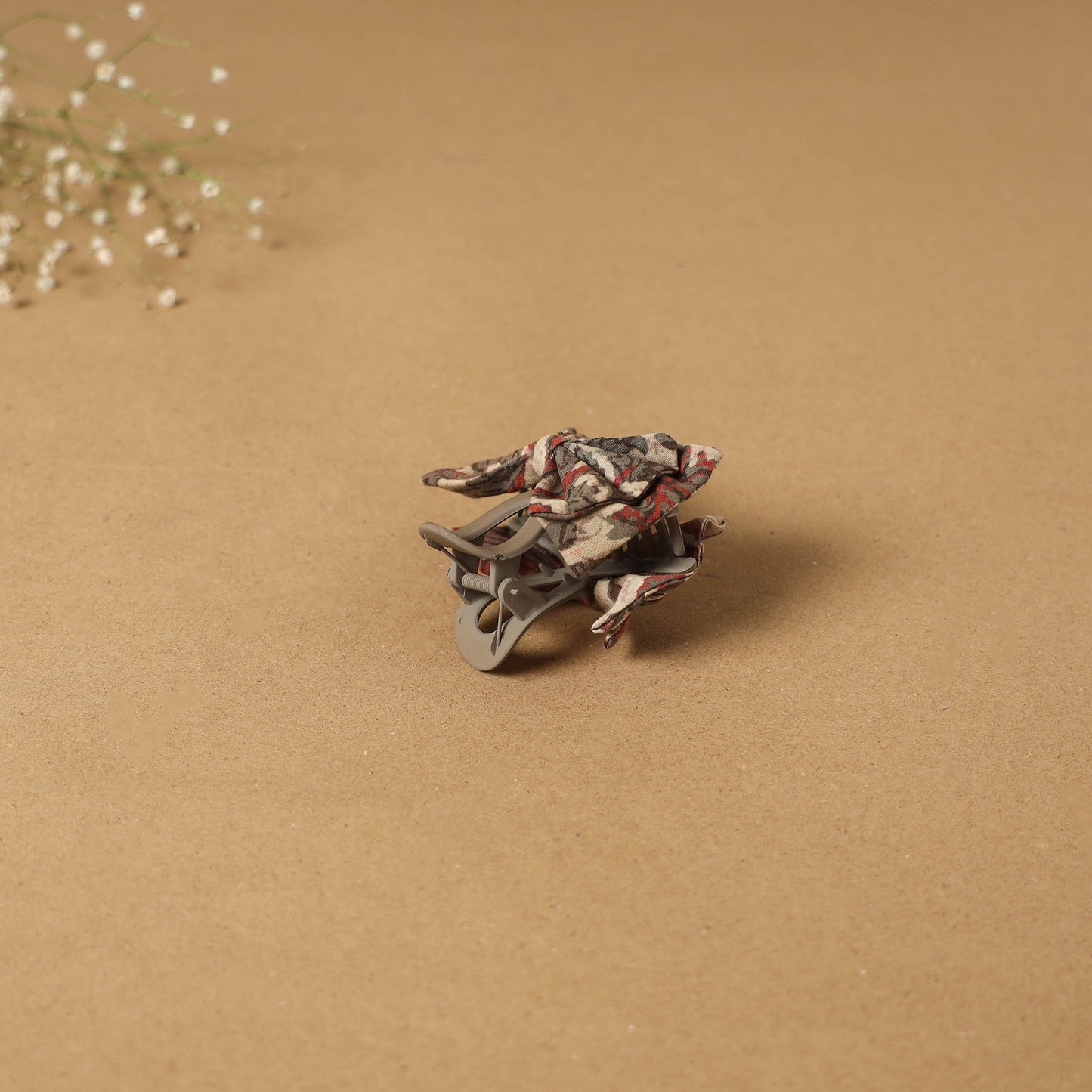 Brown - handmade women’s bow hair claw clip 66 - handcrafted