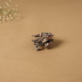 Brown - handmade women’s bow hair claw clip 66 - handcrafted