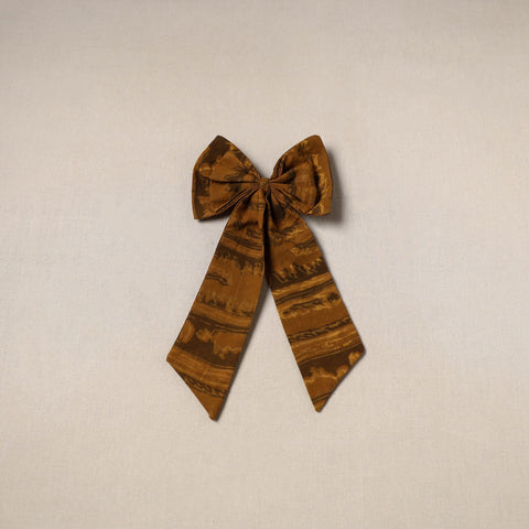 Brown - handmade women’s bow hair clip 111 - handcrafted