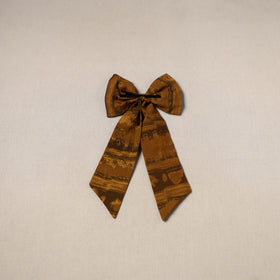 Brown - handmade women’s bow hair clip 111 - handcrafted