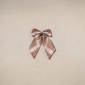 Brown - handmade women’s bow hair clip 123 - handcrafted