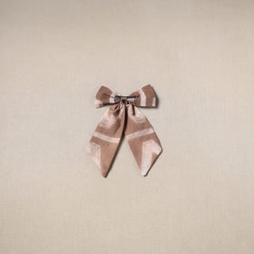 Brown - handmade women’s bow hair clip 123 - handcrafted