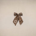 Brown - handmade women’s bow hair clip 79 - handcrafted